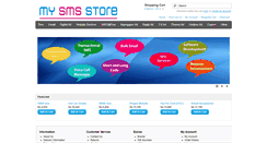 Desktop Screenshot of mysmsstore.in