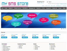 Tablet Screenshot of mysmsstore.in